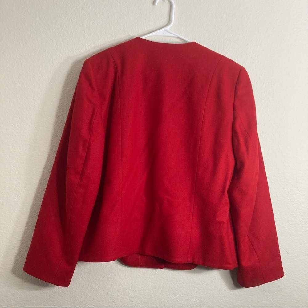 Vintage Pendleton Wool Blazer - Red - 14W - Picture 7 of 8
